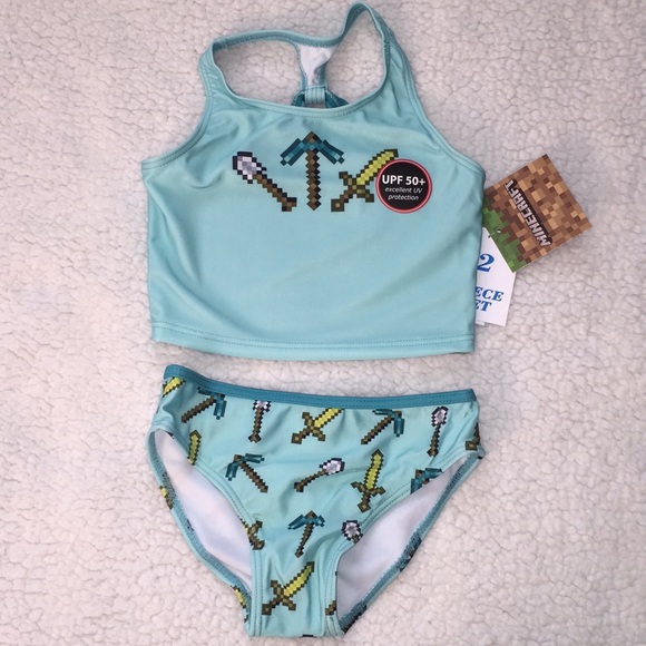 girls minecraft swimsuit
